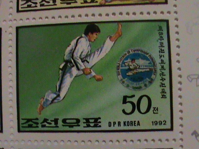 ​KOREA- 1992-SC#3136a-  8TH WORLD TAEKWONDO CHAMPIONSHIPS-MNH S/S VERY FINE