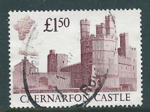 GB #1231 1.50  Caernarfon Castle (U) CV $1.00