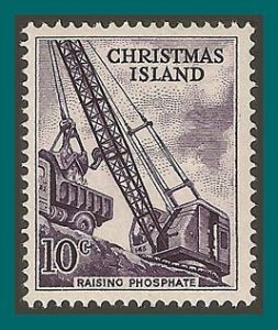 Christmas Island 1963 Mining, MNH 16,SG16