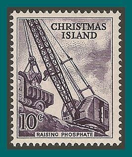 Christmas Island 1963 Mining, MNH 16,SG16