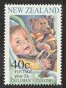 New Zealand 1996, Health 1v with teddy bear, MNH
