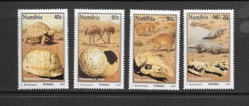 NAMIBIA #779-82  FOSSILS  MNH