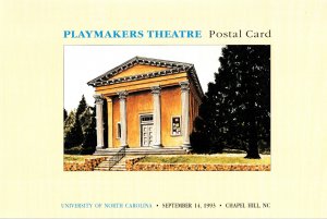 USPS FDC Ceremony Program UX170 C1 Playmaker's Theatre Preservation PC UNC 1993-
