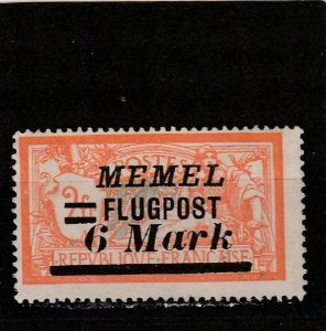 Memel  Scott#  C28  MNH  (1922 Overprinted)