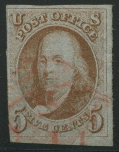 U.S. #1 USED W SEALED TEAR