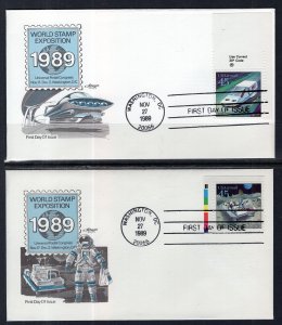 US C122-C125 Future Mail Artmaster Set of Four U/A FDCs