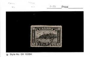 Canada, Postage Stamp, #174 Used, 1930 Citadel Quebec (AR)