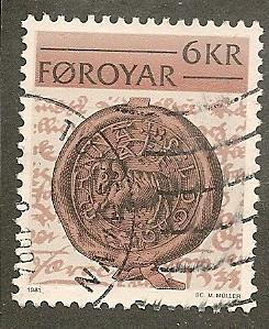 Faroe Islands      Scott  68      Seal & Text    Used