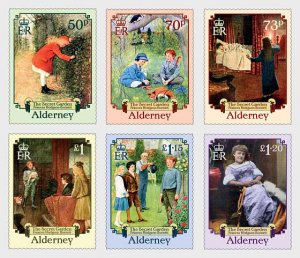2021 Alderney Burnett - The Secret Garden (6) (Scott 705-10) MNH