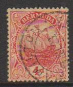 Bermuda SG 49a  perf 14 VFU  see description details