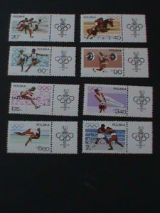 ​POLAND-1967-SC#1502-9 19TH OLYMPIC GAMES MEXICO'68  MNH VF COMPLETE SET