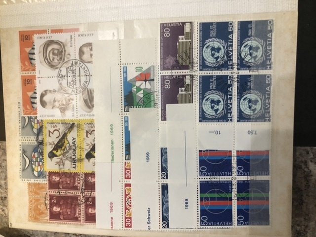 W.W Stamps In Stock Book + Some VERY OLD U.S Might Find Some Gems