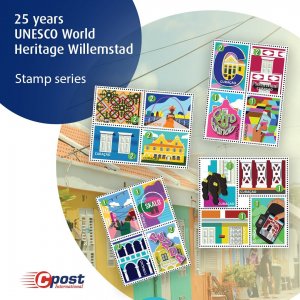 Stamps of Curacao ( Pre order ) 2022 - 25 years UNESCO World Heritage Willemstad