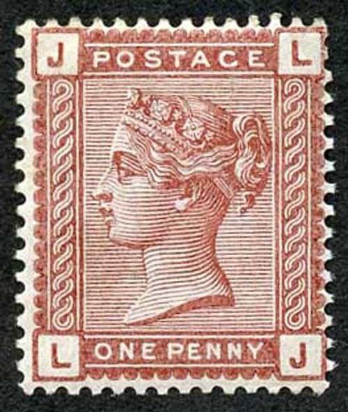 SG166 1d Venetian Red Wmk Imperial Crown U/M Cat 35 pounds