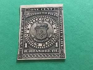 Allcocks Plaster   U. S. Private Die Proprietary vintage stamp A12084