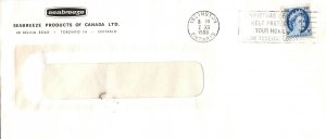 VINTAGE COMPANY STATIONERY ENVELOPE SEABREEZE PRODUCTS OF CANADA ISLINGTON 1963