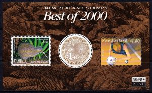 New Zealand 2001 Best of 2000 Mint MNH Miniature Sheet (1)