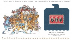 THE HISTORY OF THE U.S. IN MINT STAMPS THE BATTLE OF YORKTOWN