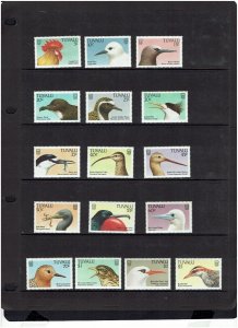 Tuvalu: 1988 Birds definitive set, MNH