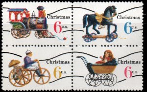 United States 1418c - Mint-NH -6c Christmas (Precancel) (Blk /4)(1970)(cv $3.75)