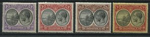 Dominica 1923 various values to 3d mint o.g. hinged