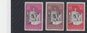 Colombia - 1960 - SC 718,C375-76 - MH