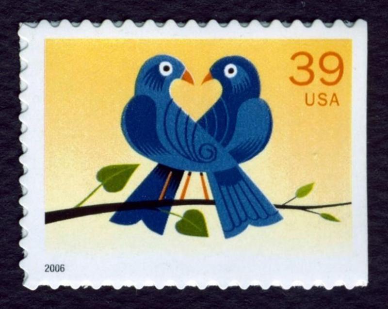 4029 39c Love: True Blue Mint ANY 5FREE SHIPPING