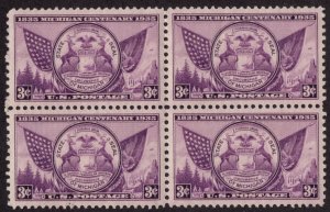 United States Scott #775 block MINT NH OG. Beautiful condition.