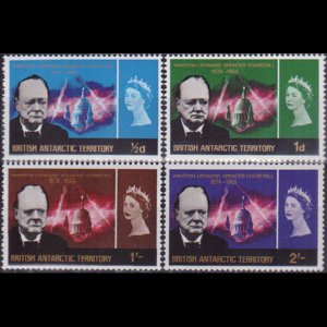 BR.ANTARCTIC TERR. 1963 - Scott# 16-9 Churchill Set of 4 NH