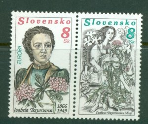 Slovakia #244 (1996 Europa pair) VFMNH CV $1.75