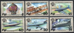 Fiji Stamp 489-494  - Manned flight bicentennary