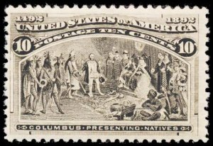 U.S. COLUMBIAN ISSUE 237  Mint (ID # 102389)