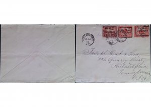 O) 1915 HAITI, PORT-AU-PRINCE, PRESIDENT NORD ALEXIS 2c SURCHARGED, CIRCULATED T