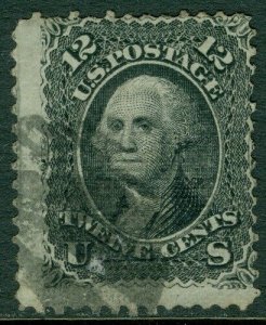 EDW1949SELL : USA 1868. Scott #90 Used. Sound stamp. PSAG Cert. Catalog $400.00.