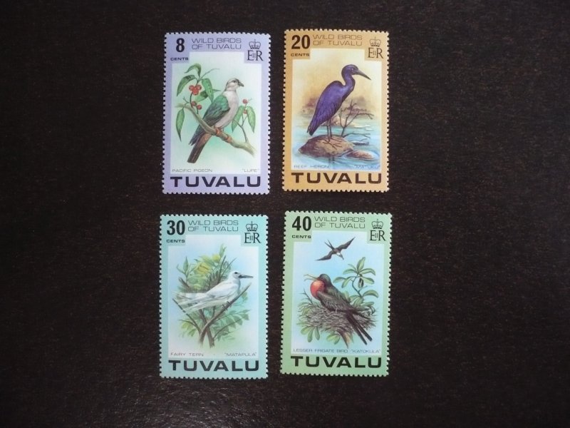 Stamps - Tuvalu - Scott# 73-76 - Mint Never Hinged Set of 4 Stamps