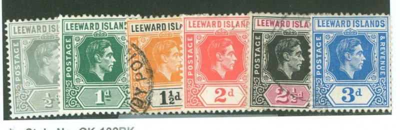 Leeward Islands #120-5  Single (Complete Set)