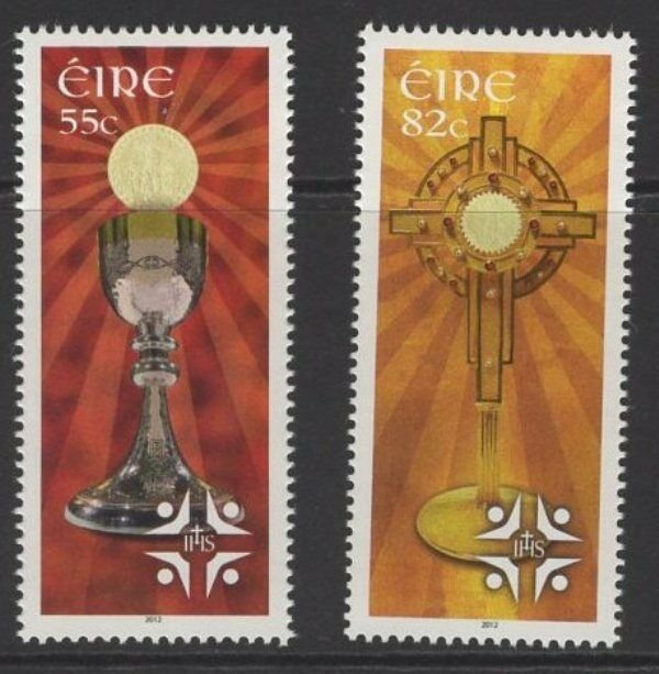 IRELAND SG2119/20 2012 50th INTERNATIONAL EUCHARISTIC CONGRESS MNH