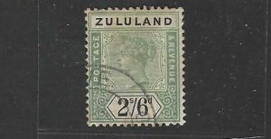 SOUTH AFRICA ZULULAND 1894 2 SH. 6D. S.G. 26 VERY FINE USED