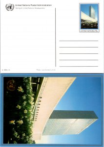 United Nations, New York, Worldwide Government Postal Card