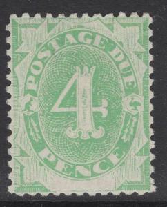 AUSTRALIA SGD5 1902 4d EMERALD-GREEN MTD MINT