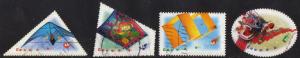 Kites - #1811a-d - used set