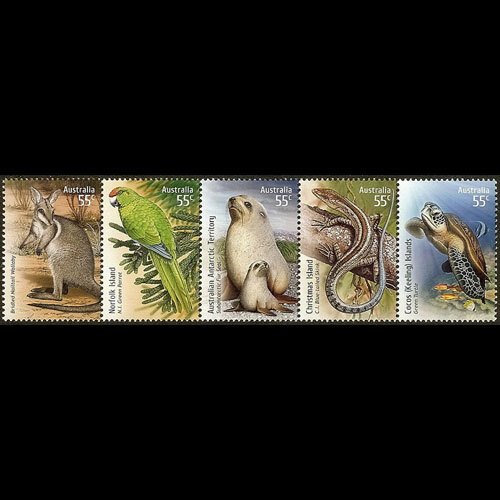 AUSTRALIA 2009 - Scott# 3130a Endang.Wildlife Set of 5 NH