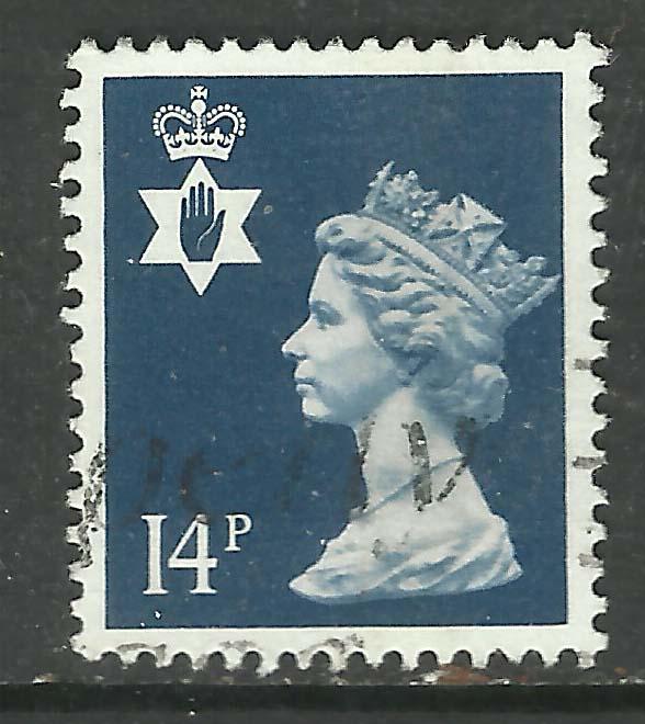 Northern Ireland GB 1988 QE2 14p Deep Blue SG NI 39 ( F322 )