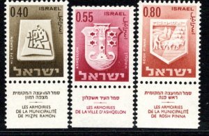 Israel Scott # 334 - 336, mint nh