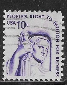 USA 1592: 10c Right to Petition, used, VF