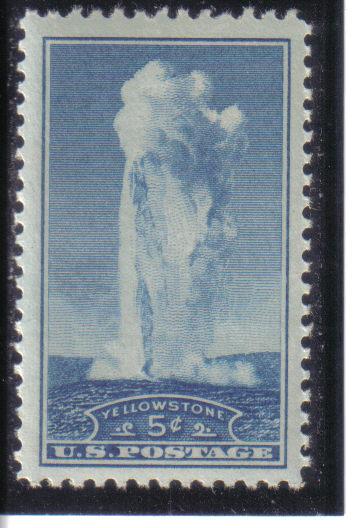 744  .05 National Parks mnh vf.