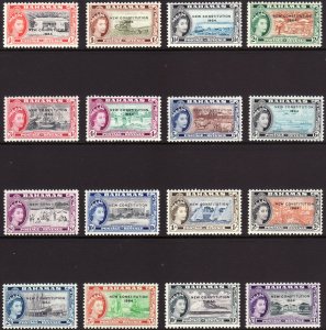 1964 Bahamas QE New Constitution complete set MNH Sc# 185 / 200 CV $37.15