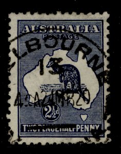 AUSTRALIA GV SG36b, 2½d deep indigo, FINE USED.