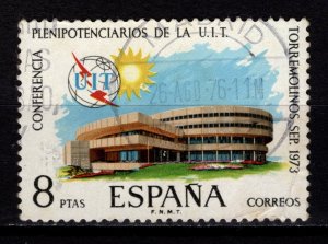 Spain 1973 International Telecoms. Union Conf., Torremolinas, 8p [Used]