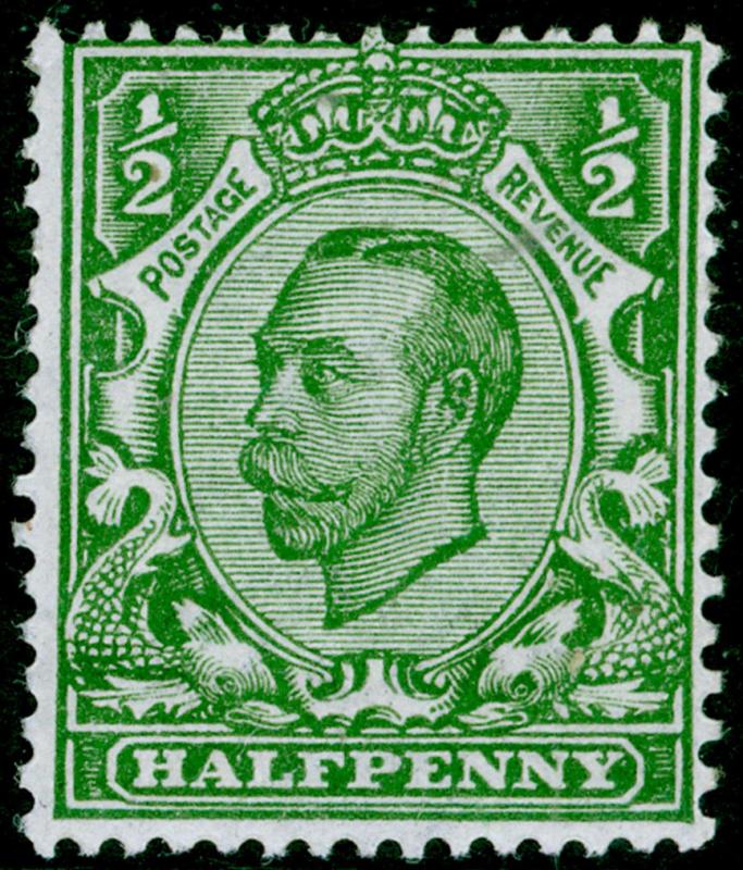 SG344 SPEC N5(2), ½d pale green, LH MINT. WMK RC (SIMPLE)